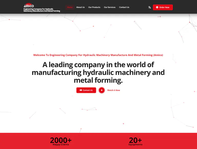 Amico web development project screenshot